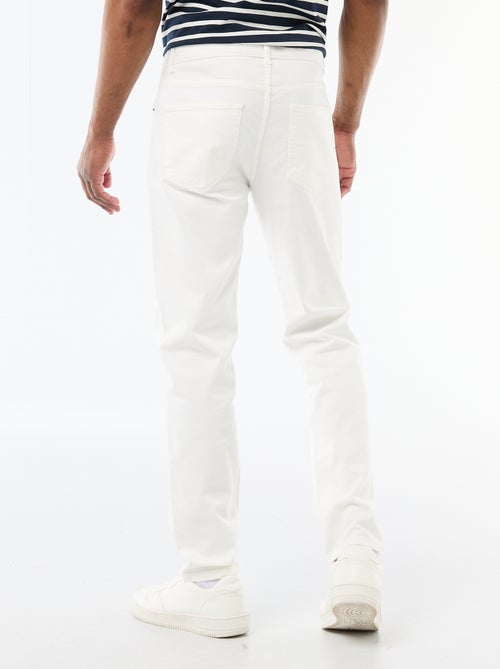 Slim-fit chino met 5 zakken - L32 - Kiabi