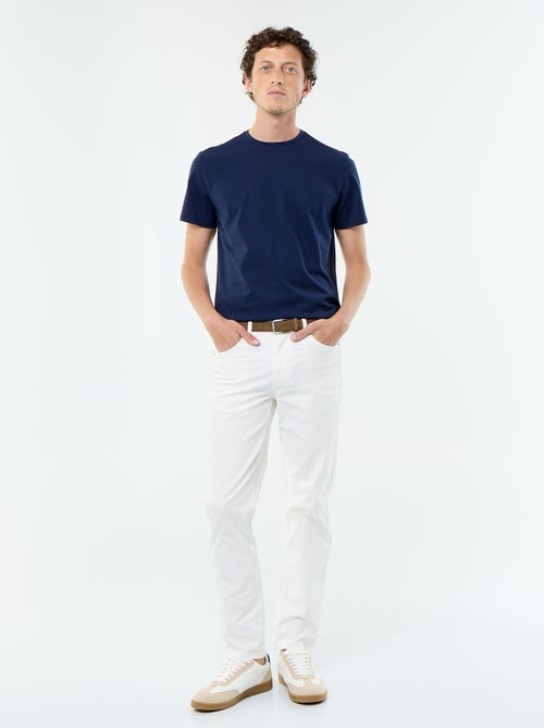 Slim-fit chino met 5 zakken - L32 - Kiabi