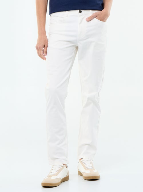 Slim-fit chino met 5 zakken - L32 - Kiabi