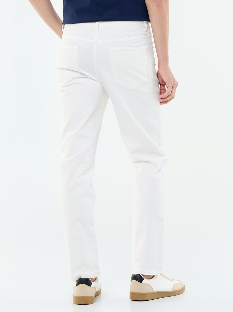 Slim-fit chino met 5 zakken - L32 Biege - Kiabi