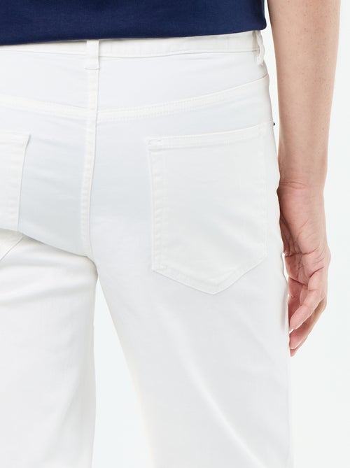 Slim-fit chino met 5 zakken - L32 - Kiabi