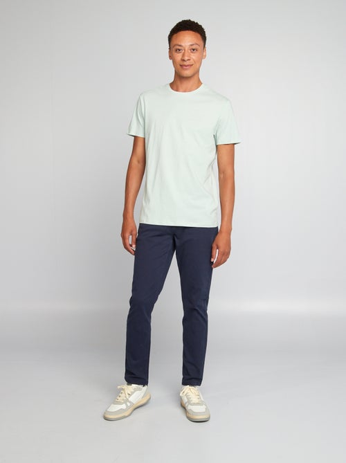 Slim-fit chino met 5 zakken - L32 - Kiabi