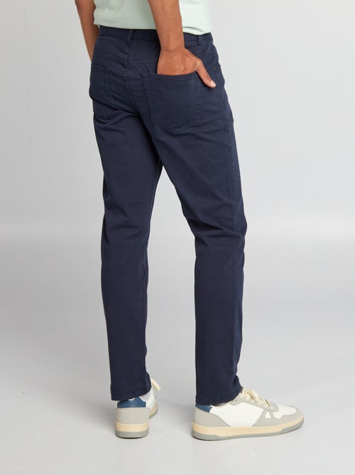 Slim-fit chino met 5 zakken - L32 - Kiabi