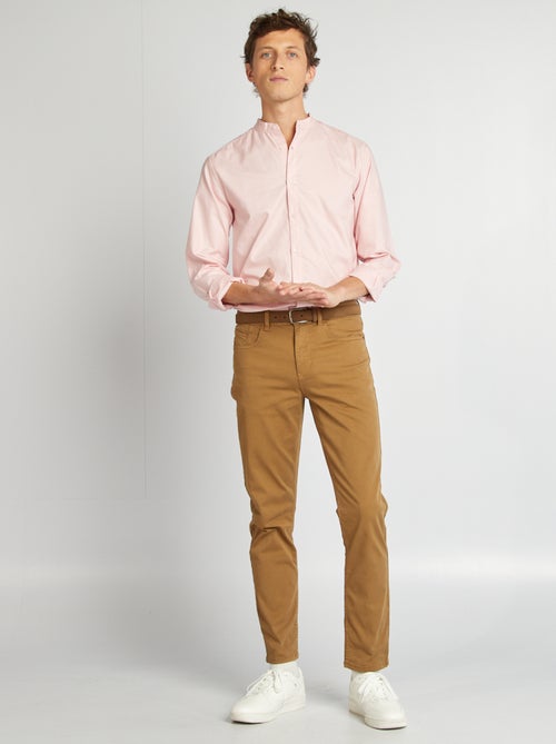 Slim-fit chino met 5 zakken - L32 - Kiabi