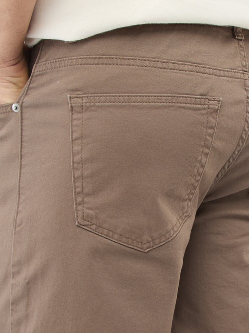 Slim-fit chino met 5 zakken - L32 - Kiabi
