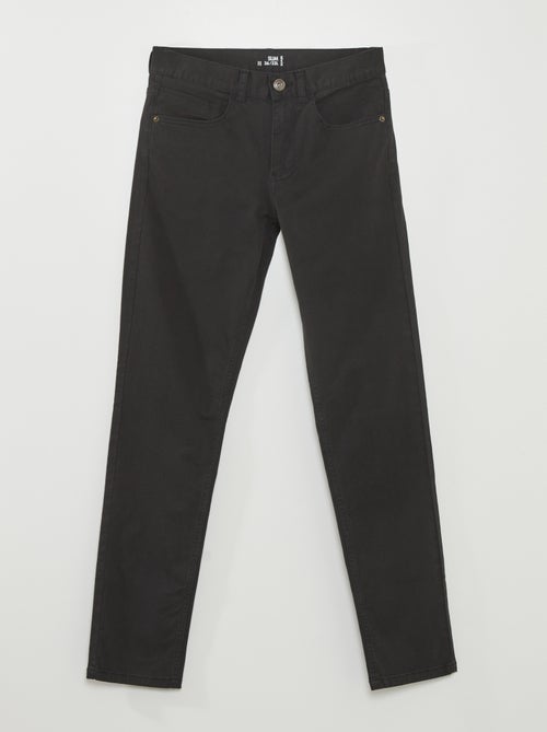 Slim-fit chino met 5 zakken - L32 - Kiabi