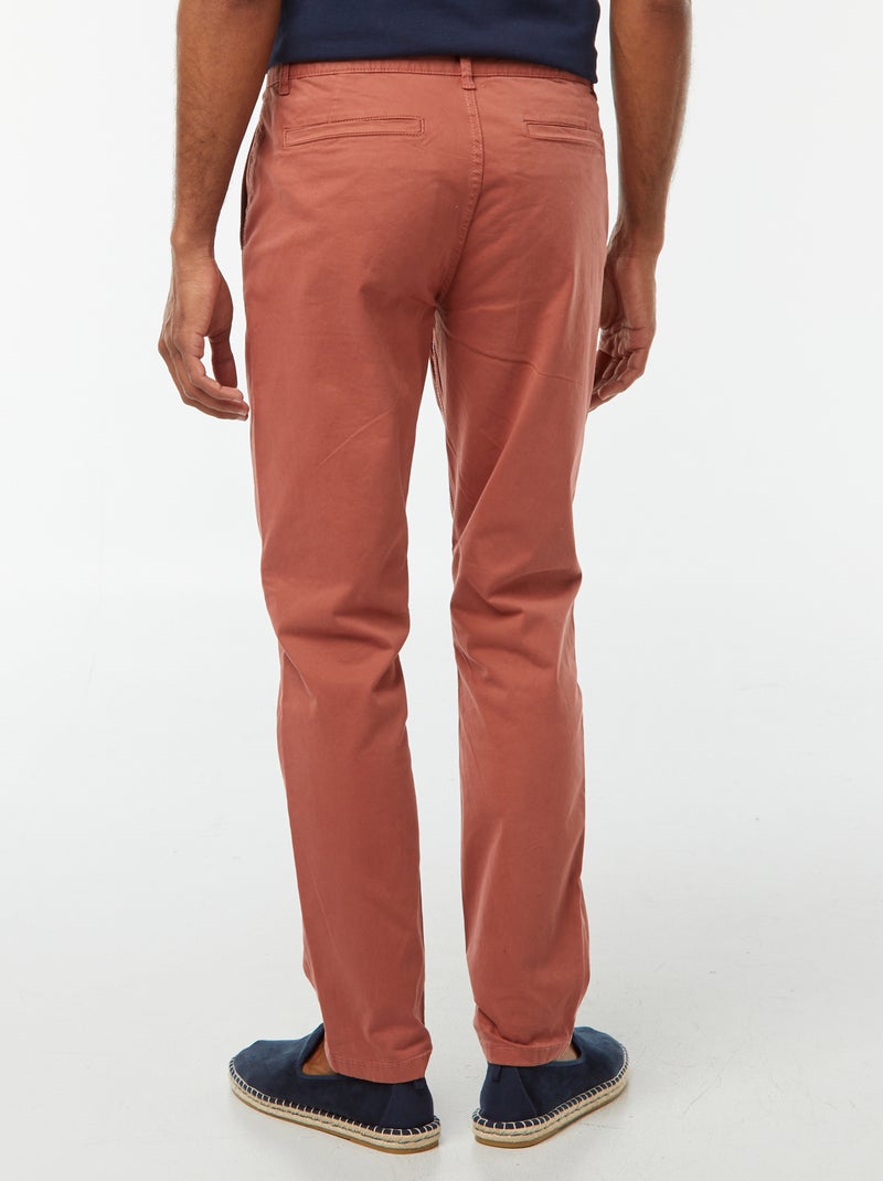 Slim-fit chino Rose - Kiabi
