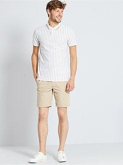 Slim-fit chinobermuda - Kiabi
