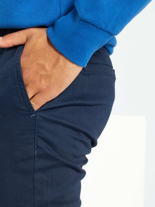 Slim-fit chinobroek L30 - Kiabi