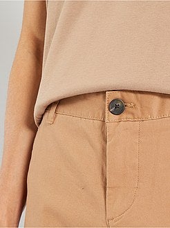 Slim-fit chinobroek L34 - Kiabi