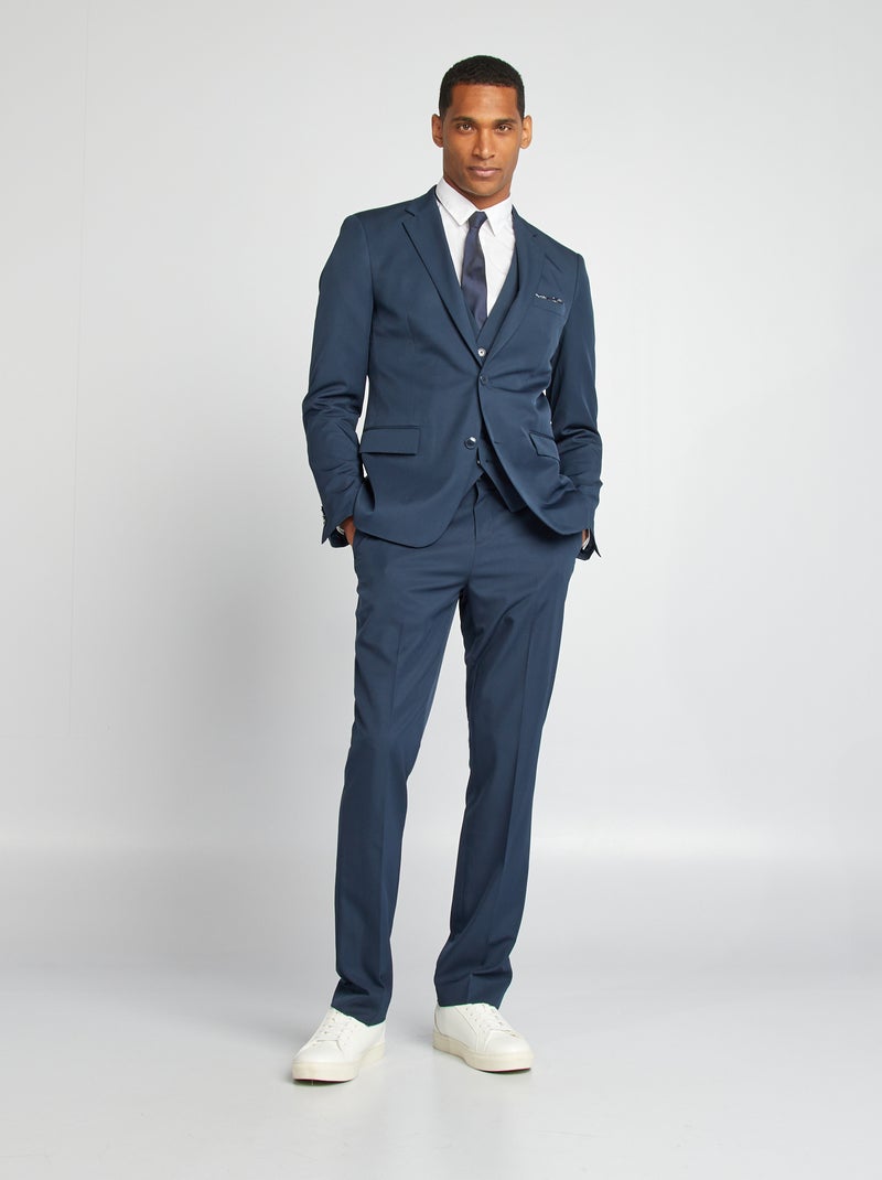 Slim-fit colbert BLAUW - Kiabi
