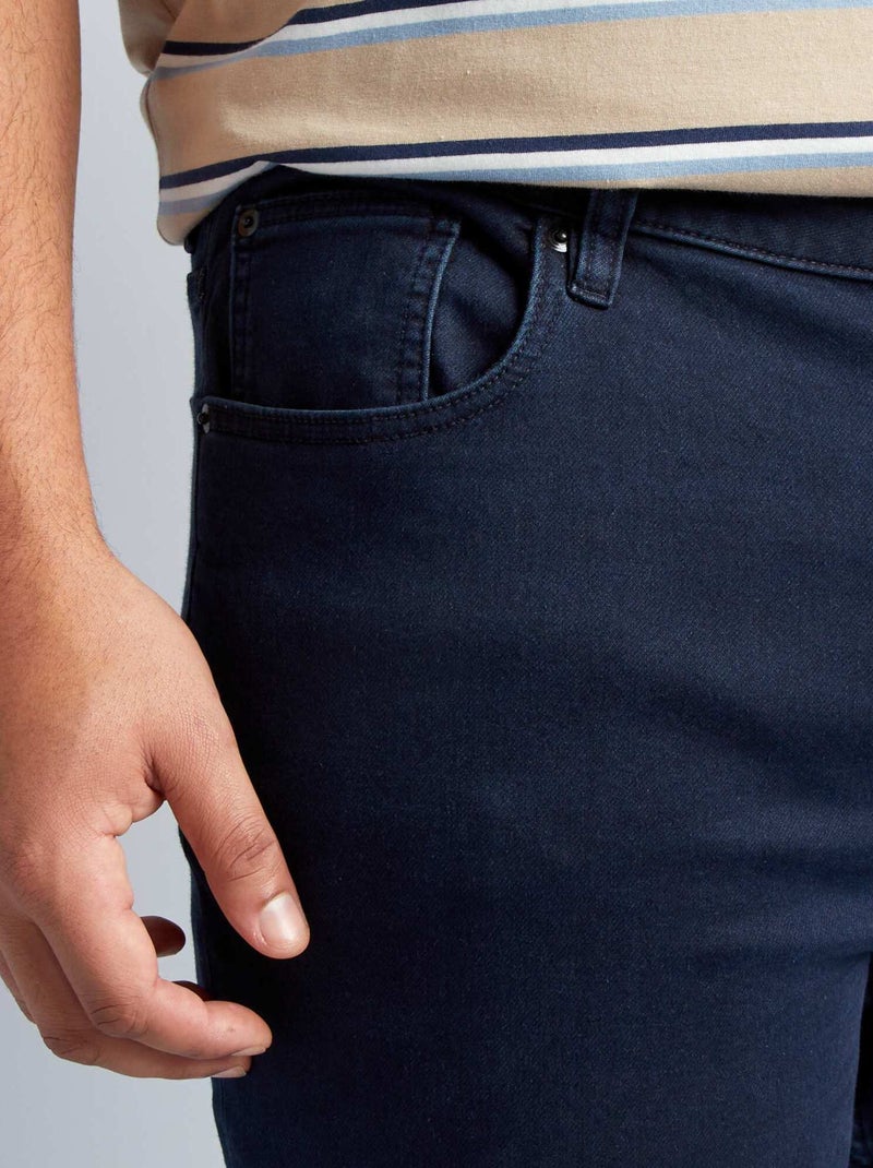 Slim-fit denim broek BLAUW - Kiabi