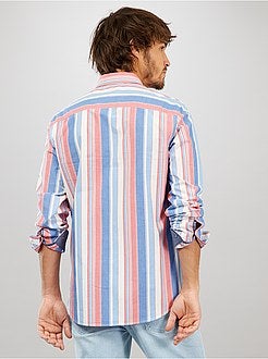 Herenmode maat S-XXL - Slim-fit hemd - Kiabi