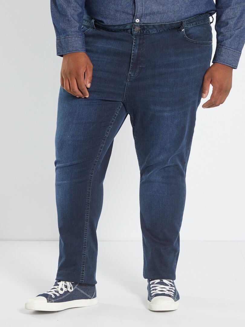 Slim-fit hyperflex jeans BLAUW - Kiabi