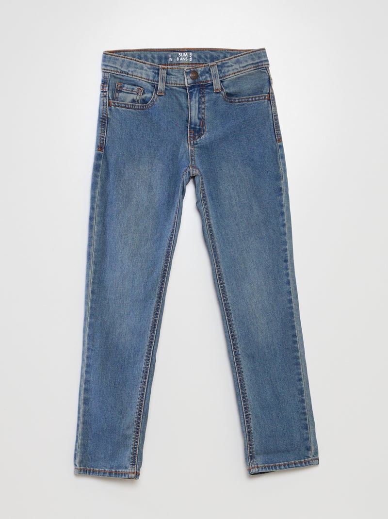 Slim-fit jeans - 5 zakken BLAUW - Kiabi