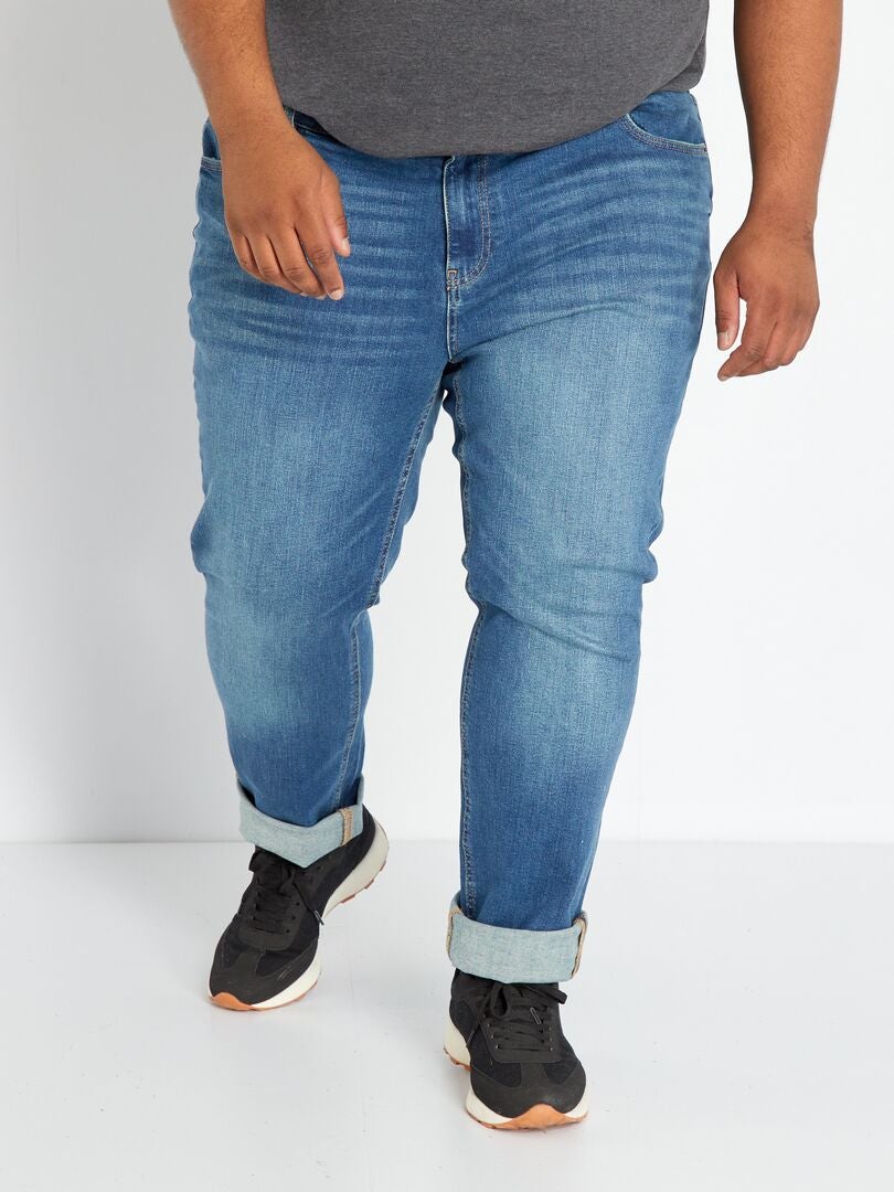 Slim-fit jeans - 5 zakken BLAUW - Kiabi