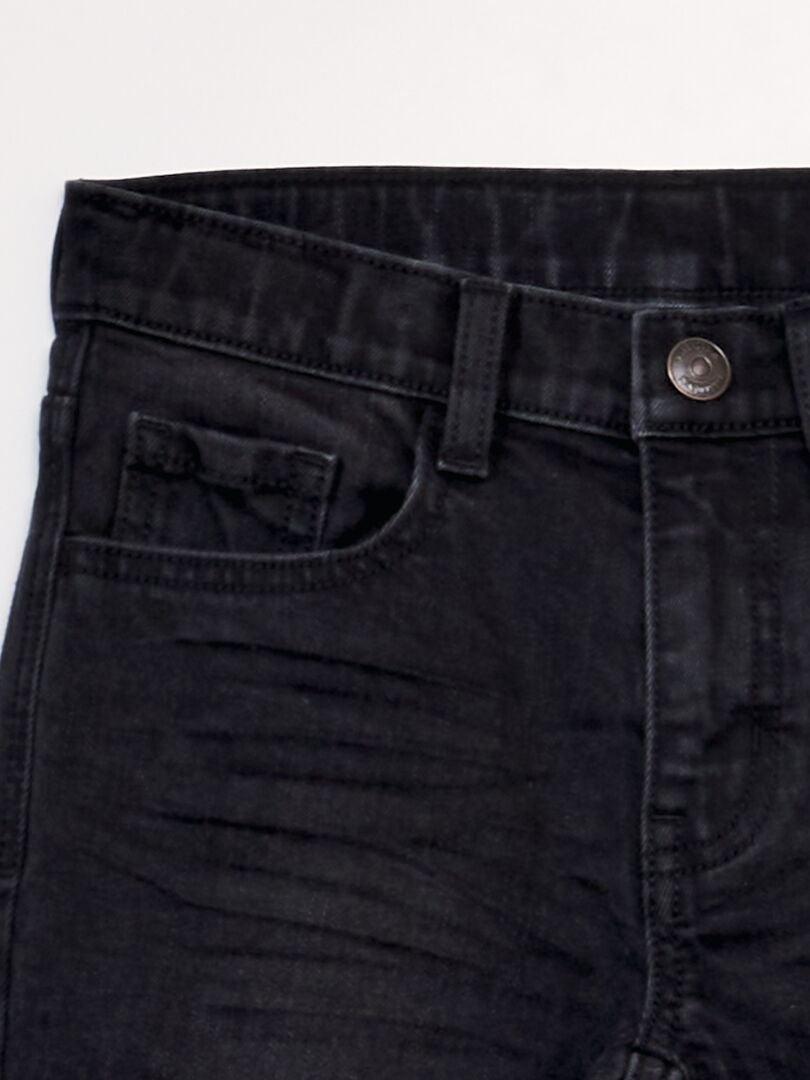 Slimfit jeans 5 zakken ZWART Kiabi 9.50€
