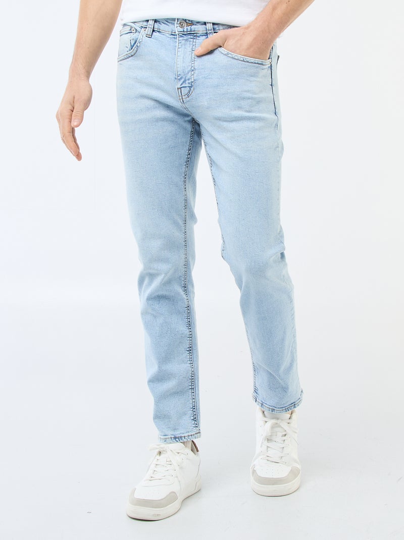 Slim-fit jeans - L32 Blauw - Kiabi