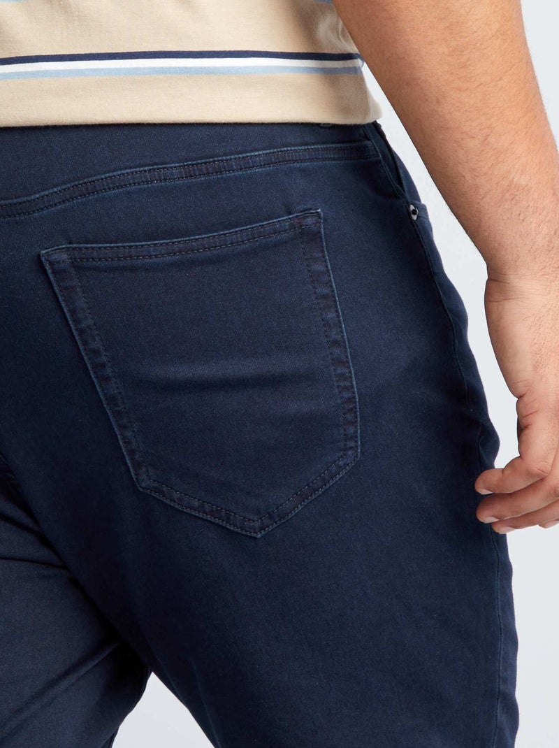 Slim-fit jeans - L32 blauw zwart - Kiabi