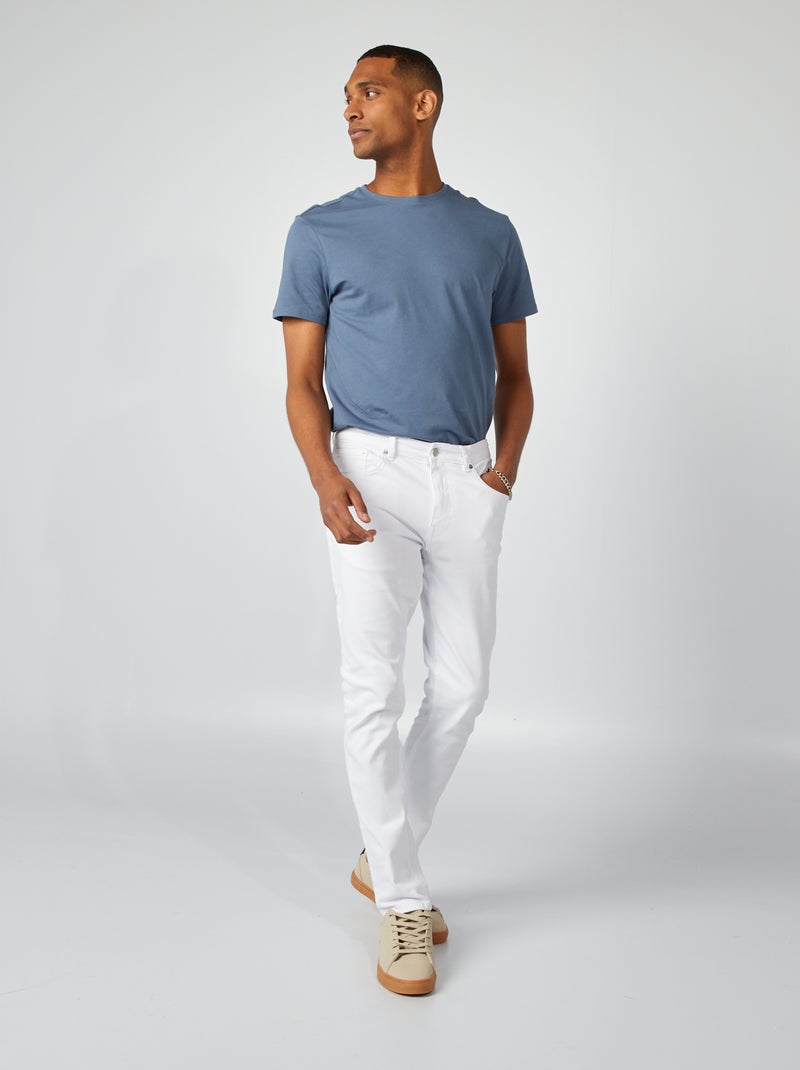 Slim-fit jeans - L32 wit - Kiabi