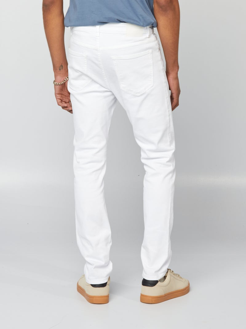Slim-fit jeans - L32 wit - Kiabi