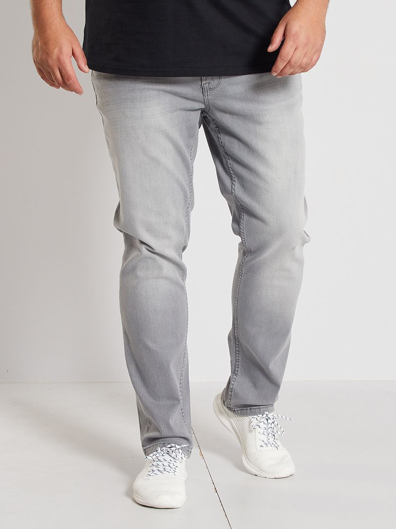 Slim-fit jeans - L34 GRIJS - Kiabi