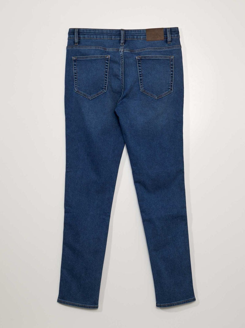 Slim-fit jeans Donkerblauw - Kiabi
