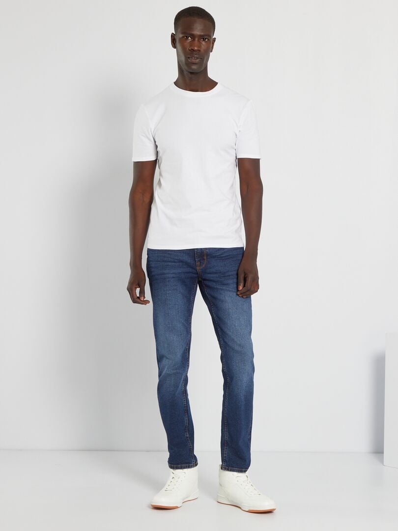 Slim-fit jeans L30 BLAUW - Kiabi