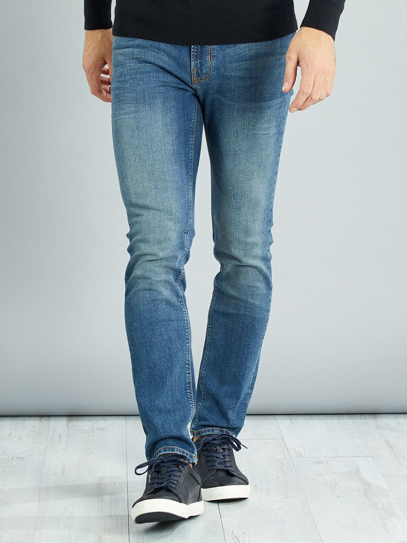 Slim-fit jeans L32 stonewash vintage - Kiabi