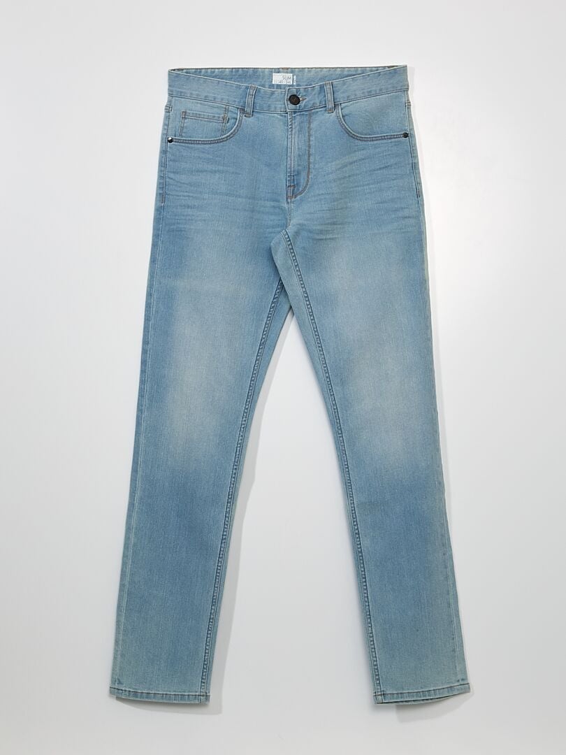 Slim-fit jeans L34 BLAUW - Kiabi