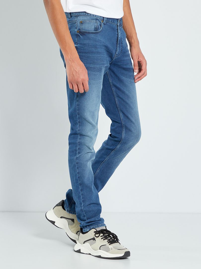 Slim-fit jeans L36 +1m90 BLAUW - Kiabi
