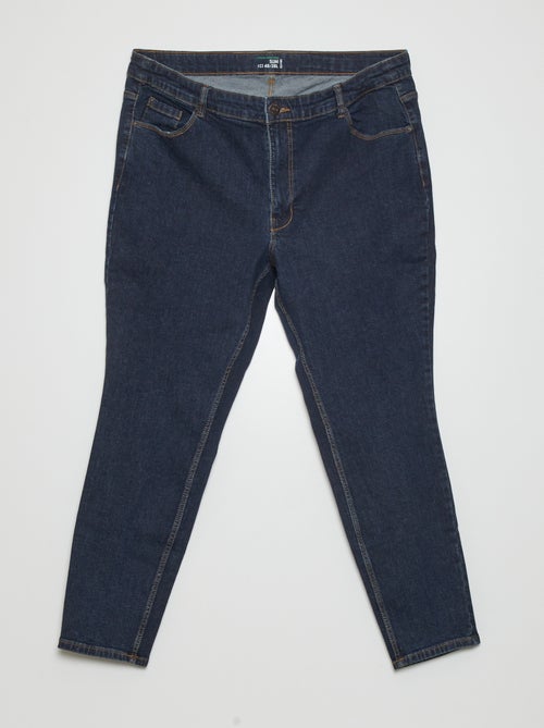 Slim-fit jeans met hoge taille - L28 - Kiabi