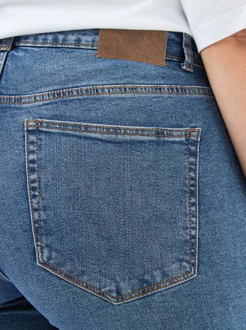 Slim-fit jeans met hoge taille - L28 - Kiabi