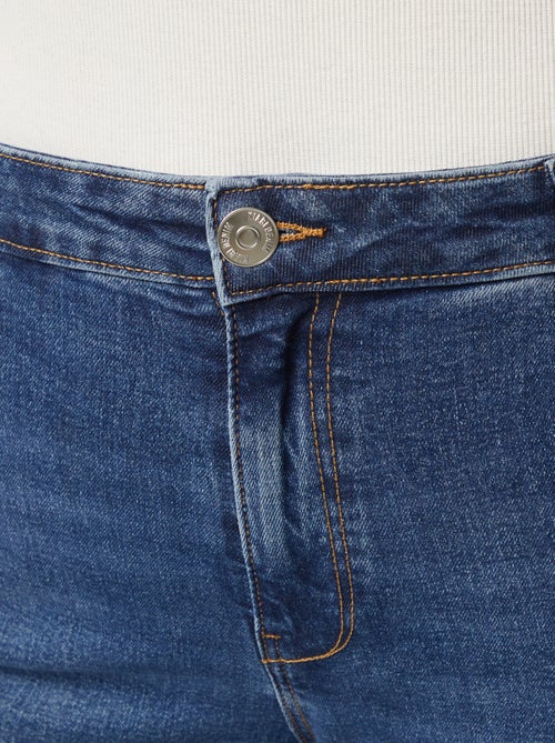 Slim-fit jeans met hoge taille - L28 - Kiabi