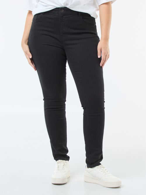 Slim-fit jeans met hoge taille - L28 - Kiabi