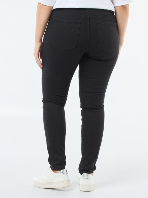 Slim-fit jeans met hoge taille - L32 - Kiabi