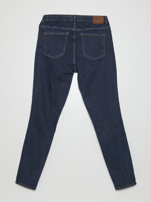 Slim-fit jeans met hoge taille - L34 - Kiabi