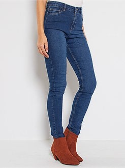 Slim-fit jeans met lengte US32 'Ecodesign' - Kiabi