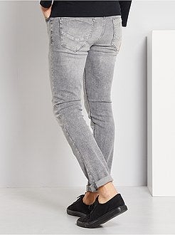 Slim-fit jeans met scheurtjes - Kiabi
