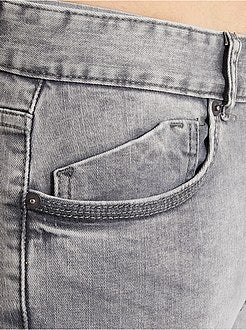 Slim-fit jeans met scheurtjes - Kiabi