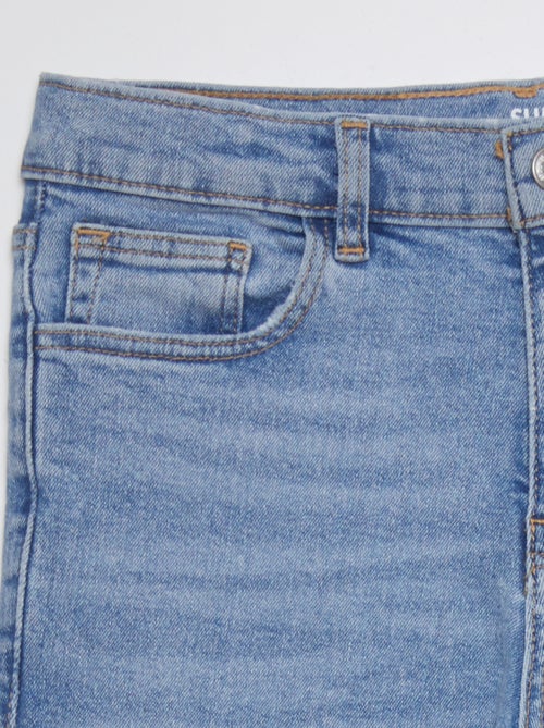 Slim-fit jeans met verstelbare taille - Kiabi