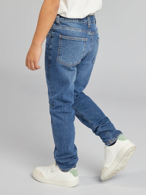 Slim-fit jeans met verstelbare taille - Kiabi