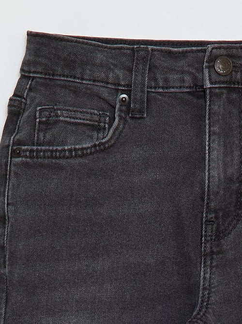 Slim-fit jeans met verstelbare taille - Kiabi