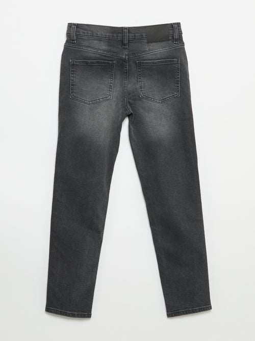 Slim-fit jeans met verstelbare taille - Kiabi