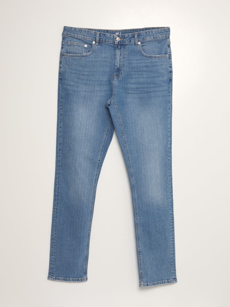 Slim-fit jeans van stretchkatoen - L36 BLAUW - Kiabi