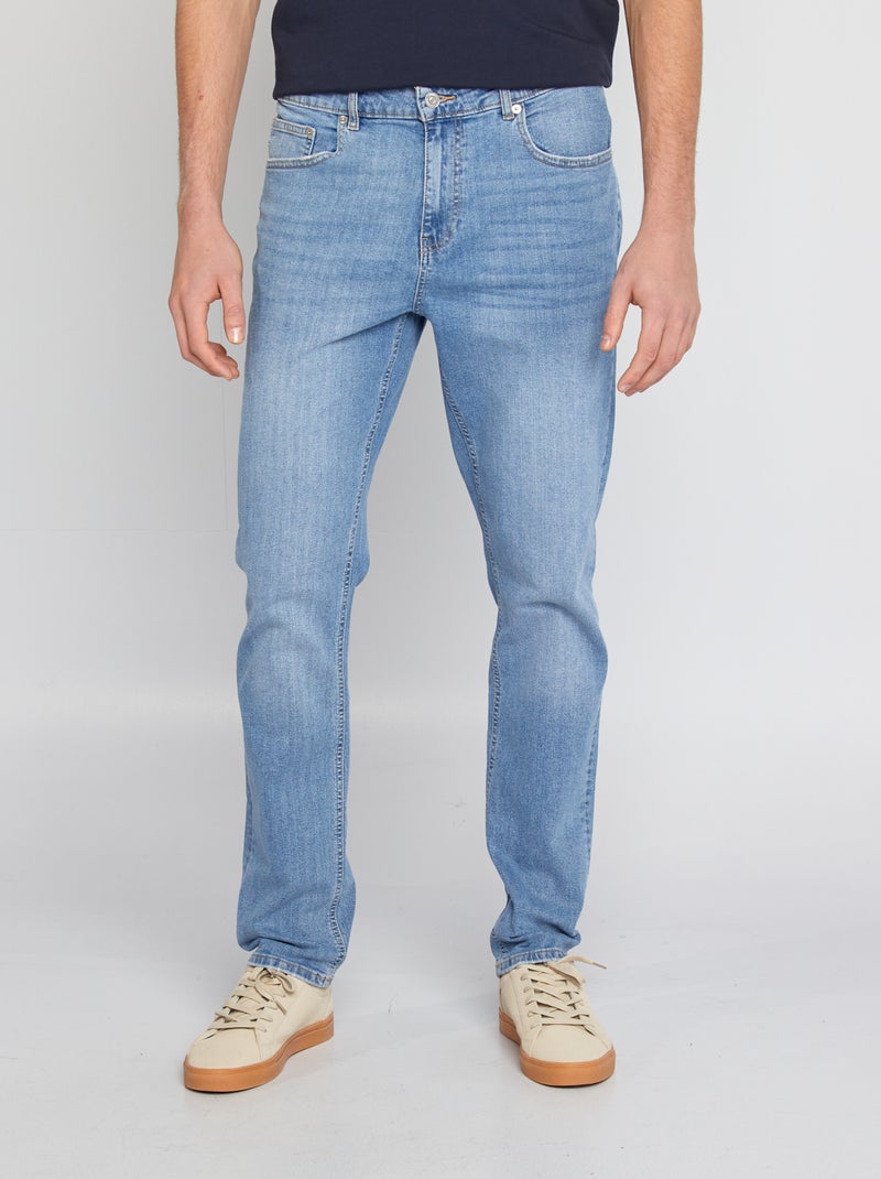 Slim-fit jeans van stretchkatoen - L36 BLAUW - Kiabi