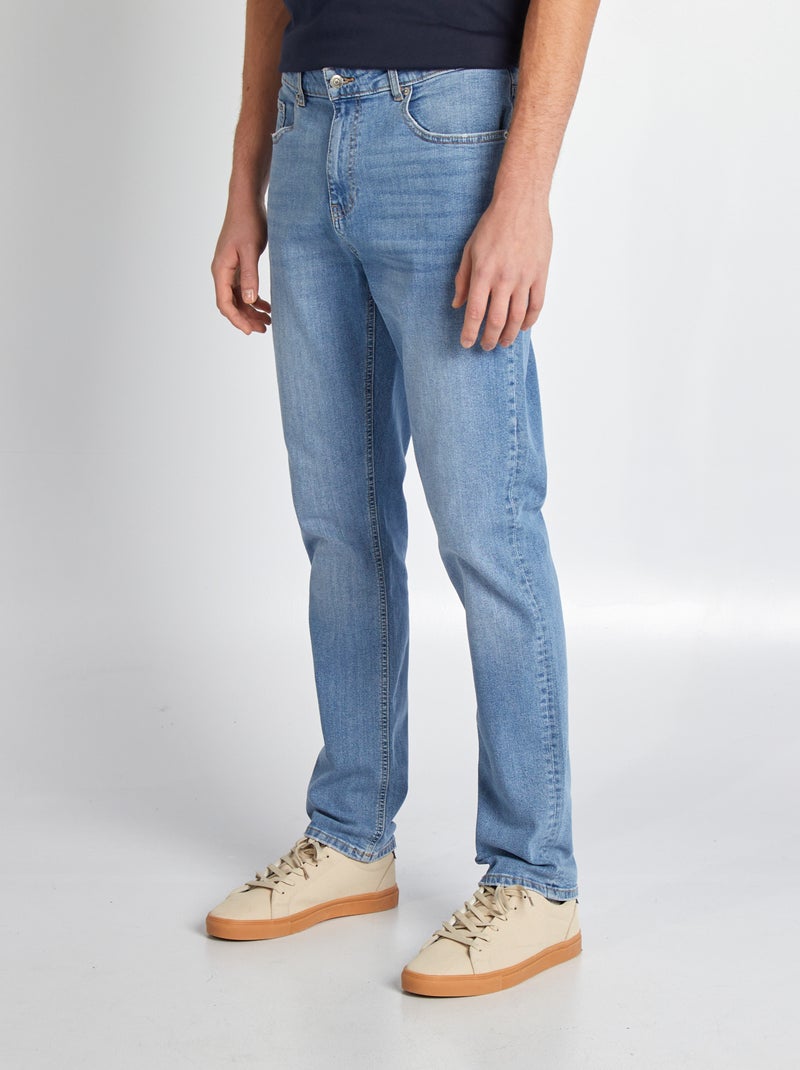 Slim-fit jeans van stretchkatoen - L36 BLAUW - Kiabi