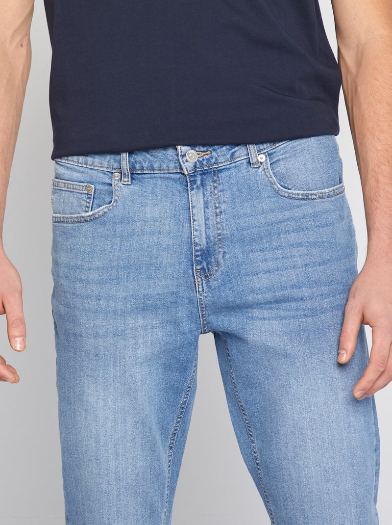 Slim-fit jeans van stretchkatoen - L36 BLAUW - Kiabi