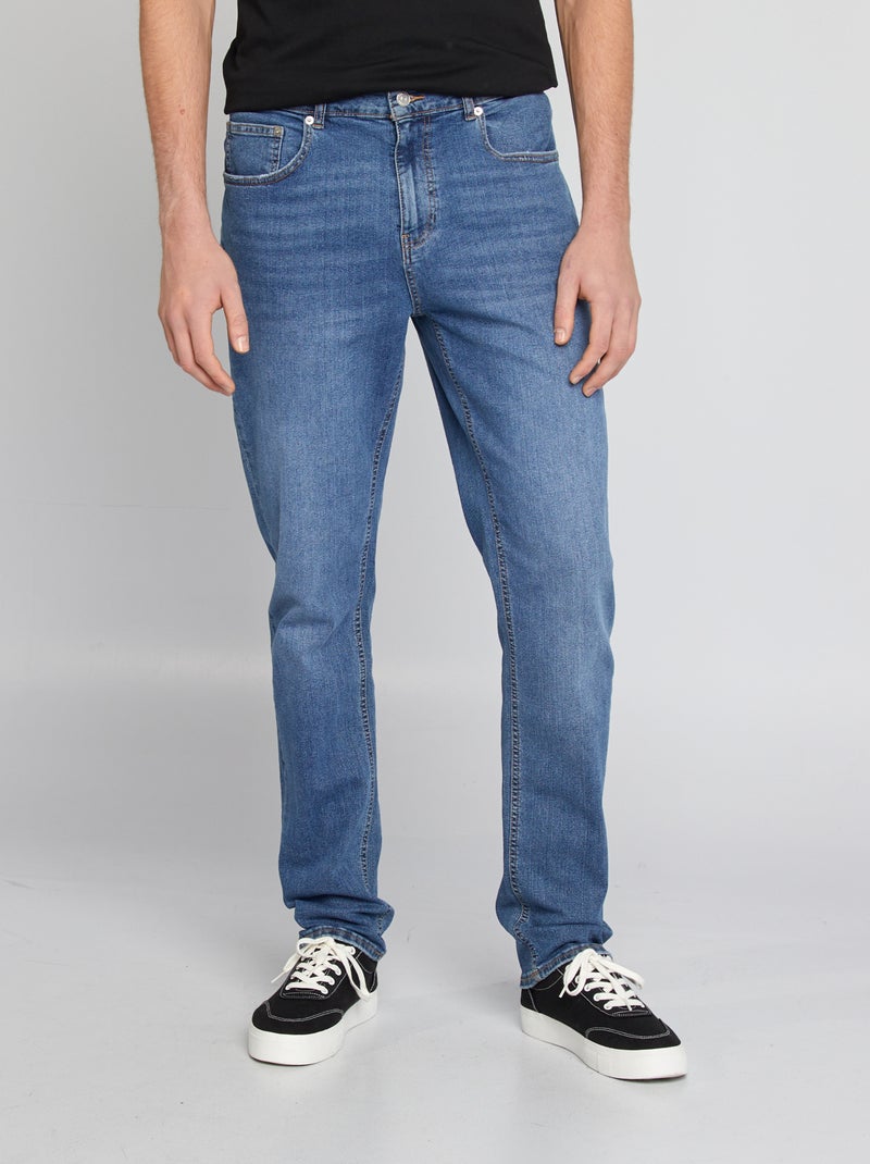 Slim-fit jeans van stretchkatoen - L36 BLAUW - Kiabi