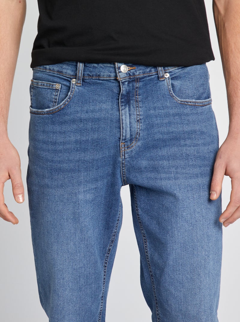 Slim-fit jeans van stretchkatoen - L36 BLAUW - Kiabi